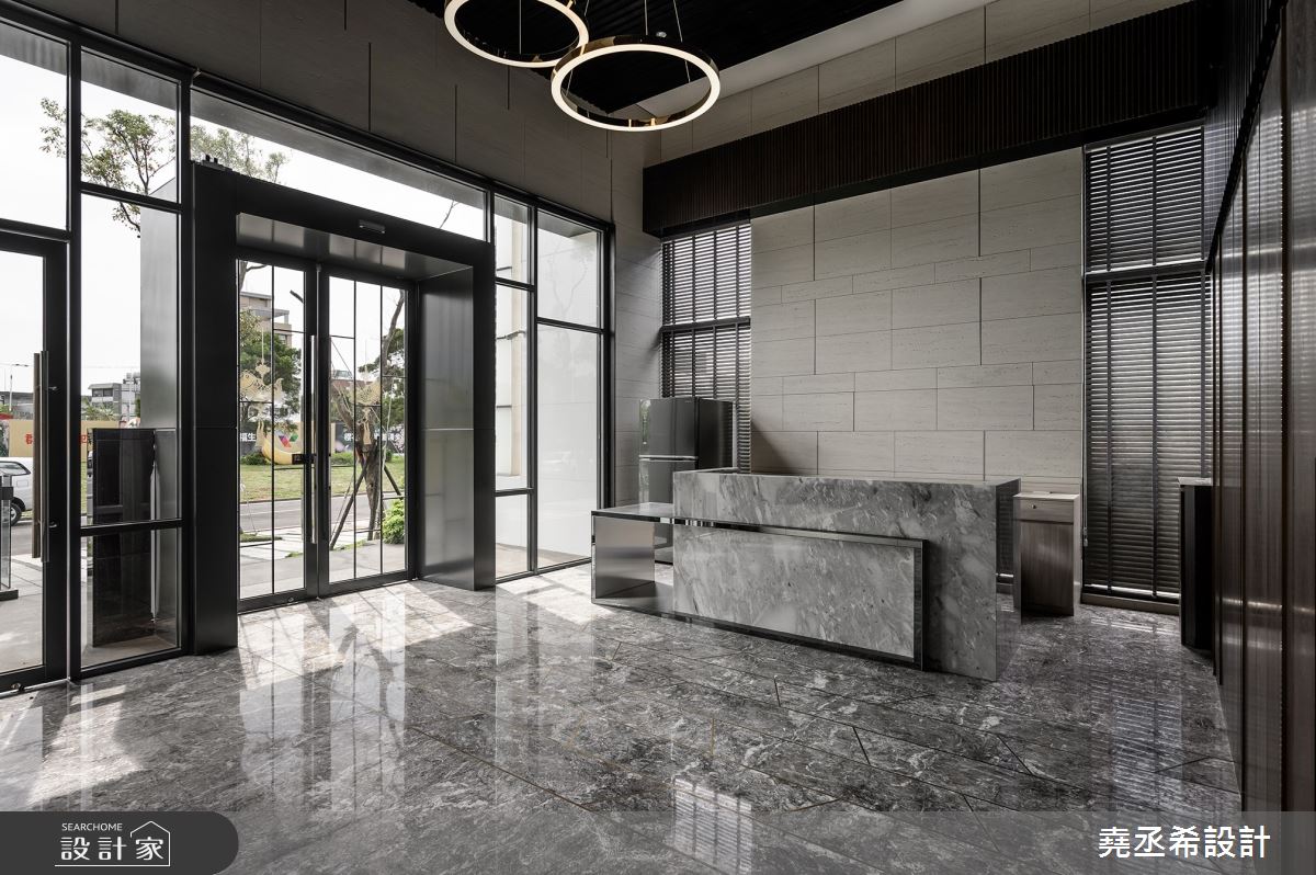 80坪現代風公設,透過現代風的藝術質韻,融入自然意象