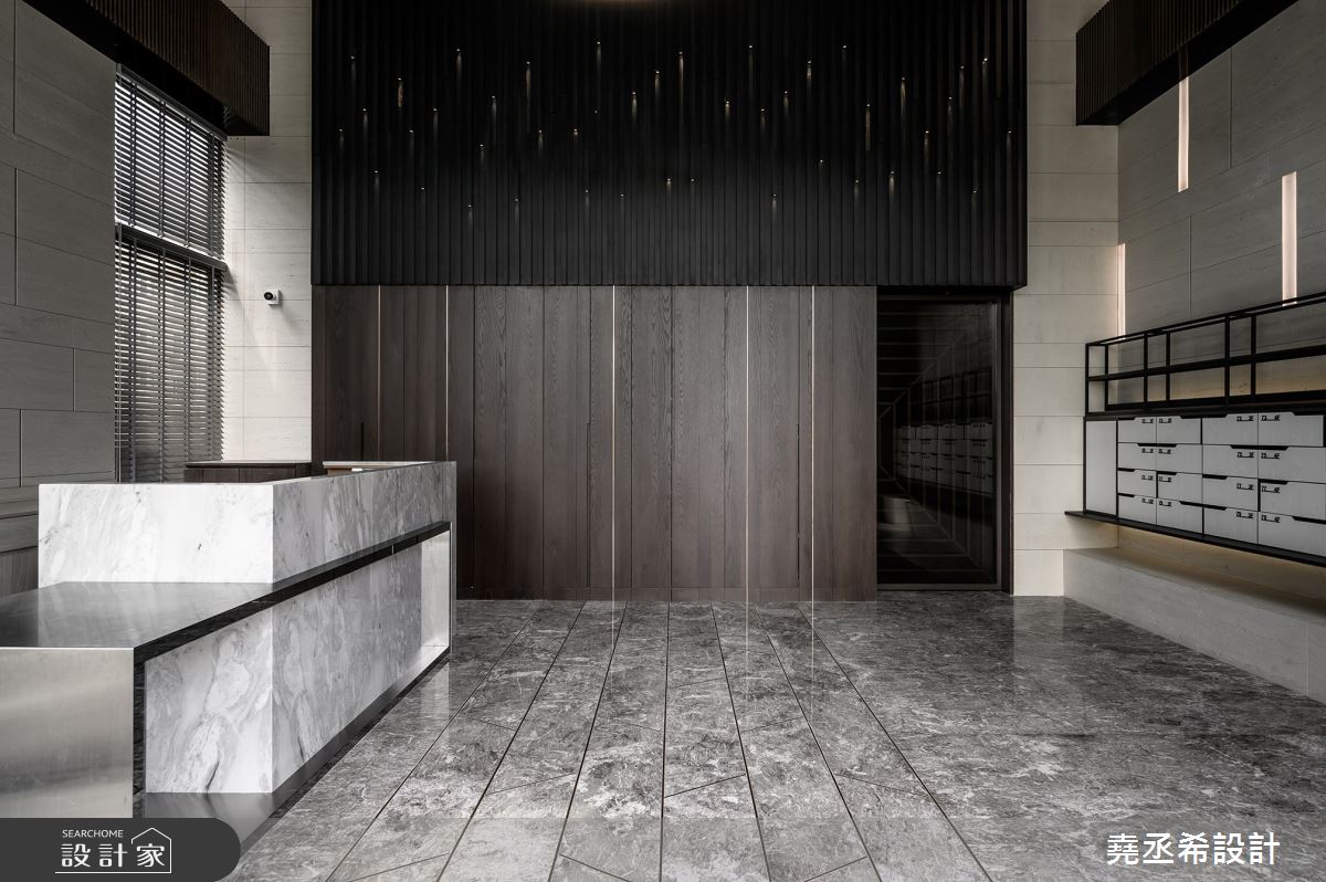 80坪現代風公設,透過現代風的藝術質韻,融入自然意象