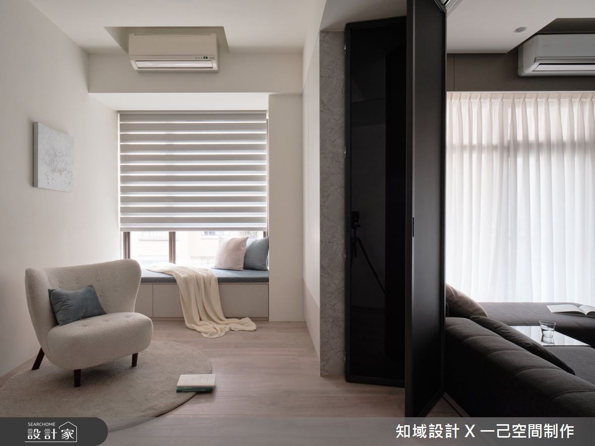 此案為35坪中古屋翻新,面臨原有裝潢不符期待、管線老