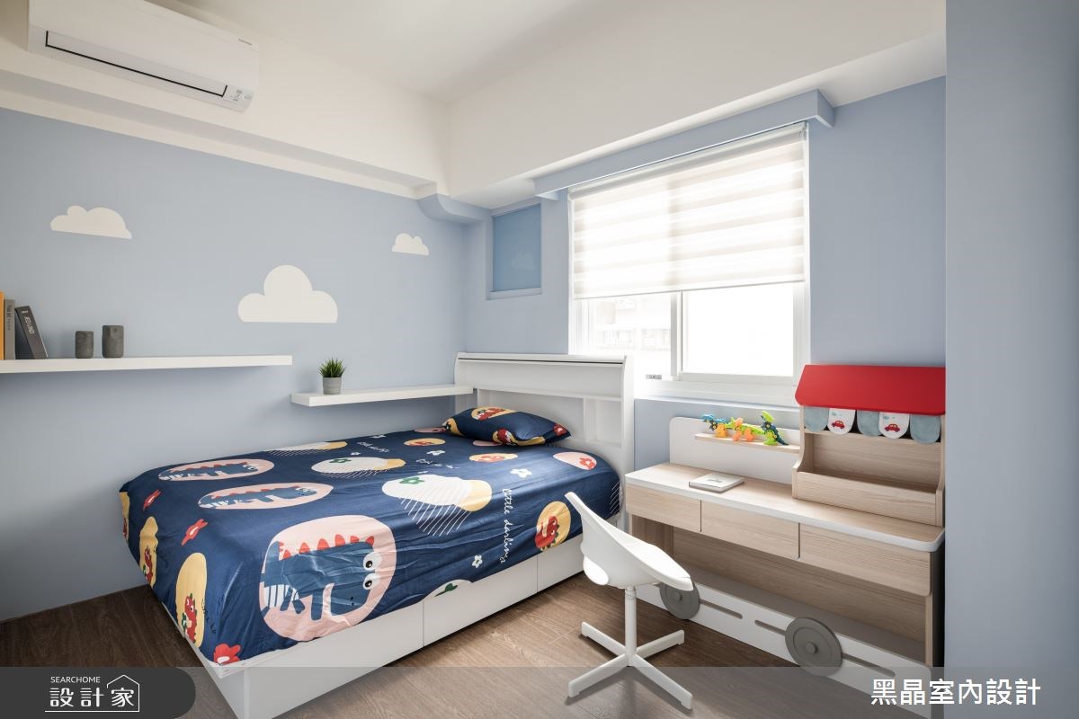 屋主夫妻帶著三名子女，即將搬入這間25坪新居，希望在