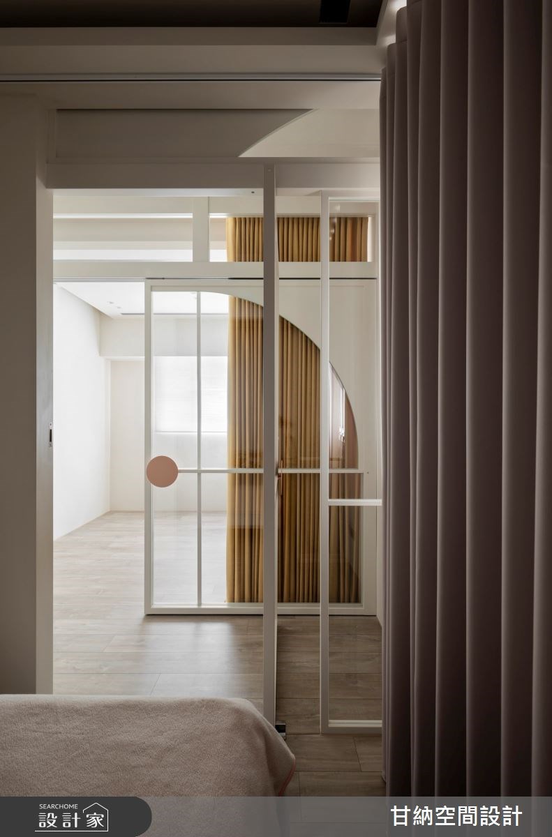 「小坪數住宅,每一個動線都不能浪費!」設計半弧形拱