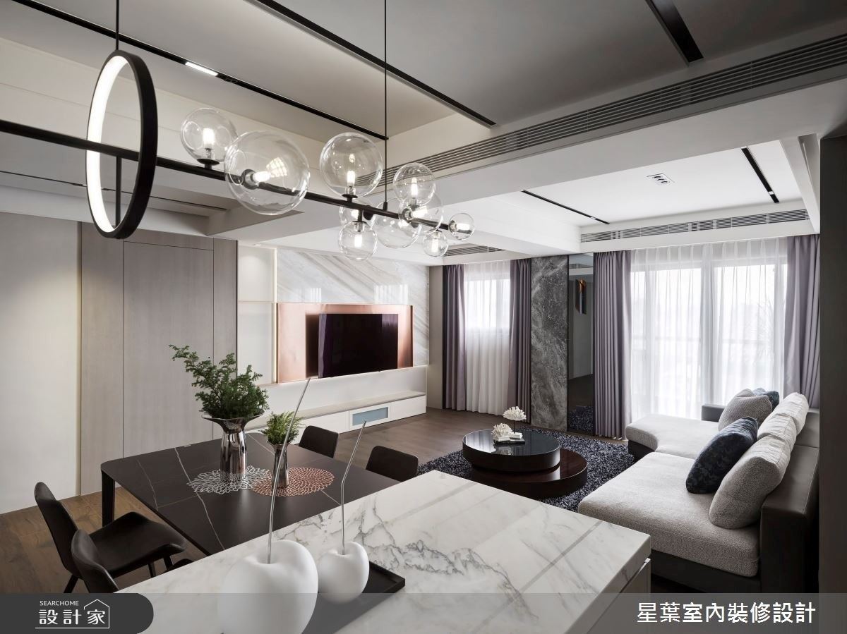 此案為35坪輕奢宅，溫故知新創造師林峰安，讓設計回歸