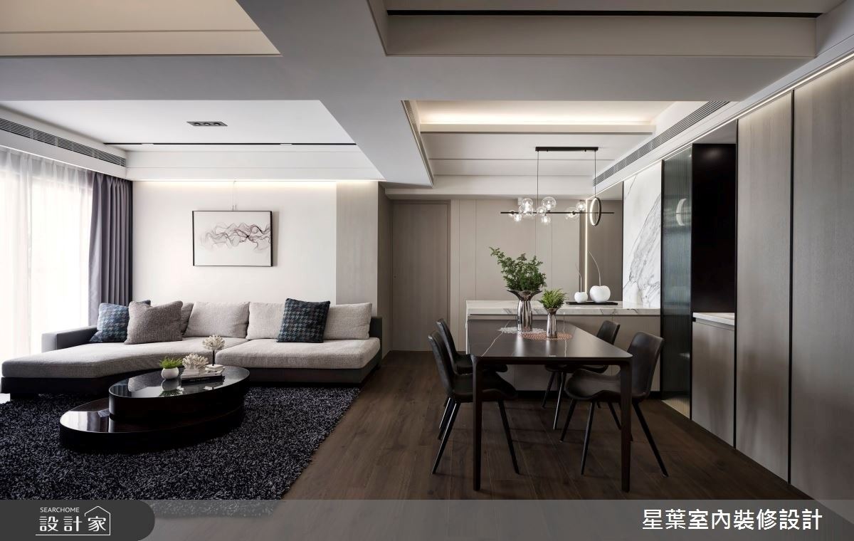 此案為35坪輕奢宅，溫故知新創造師林峰安，讓設計回歸