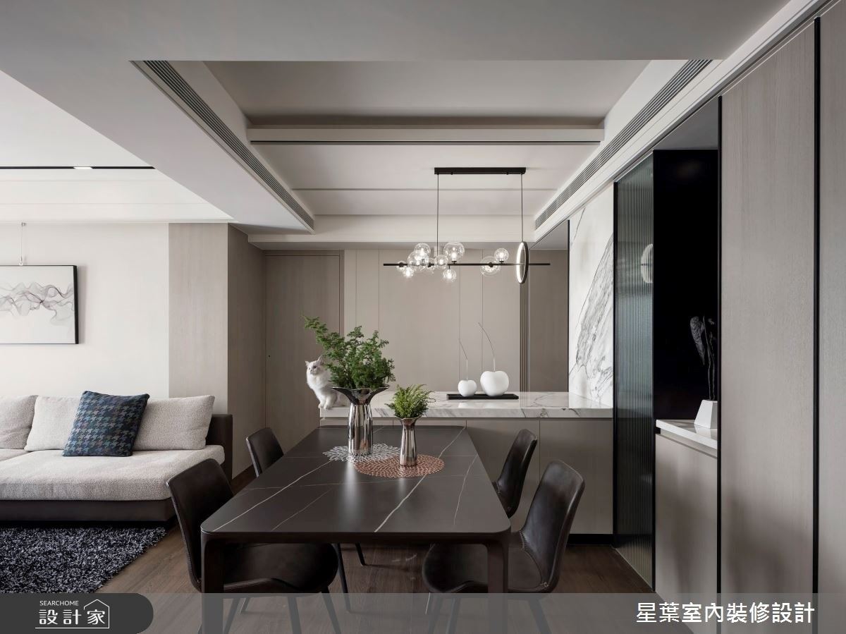 此案為35坪輕奢宅，溫故知新創造師林峰安，讓設計回歸