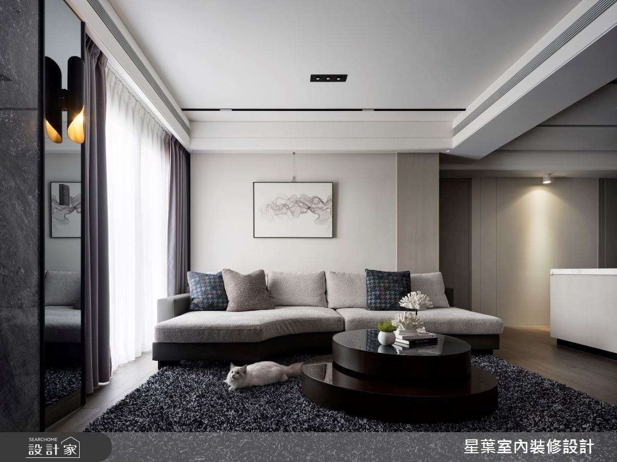 此案為35坪輕奢宅，溫故知新創造師林峰安，讓設計回歸