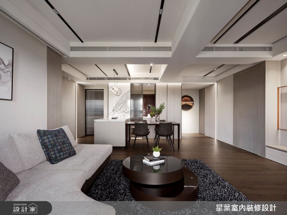 此案為35坪輕奢宅，溫故知新創造師林峰安，讓設計回歸