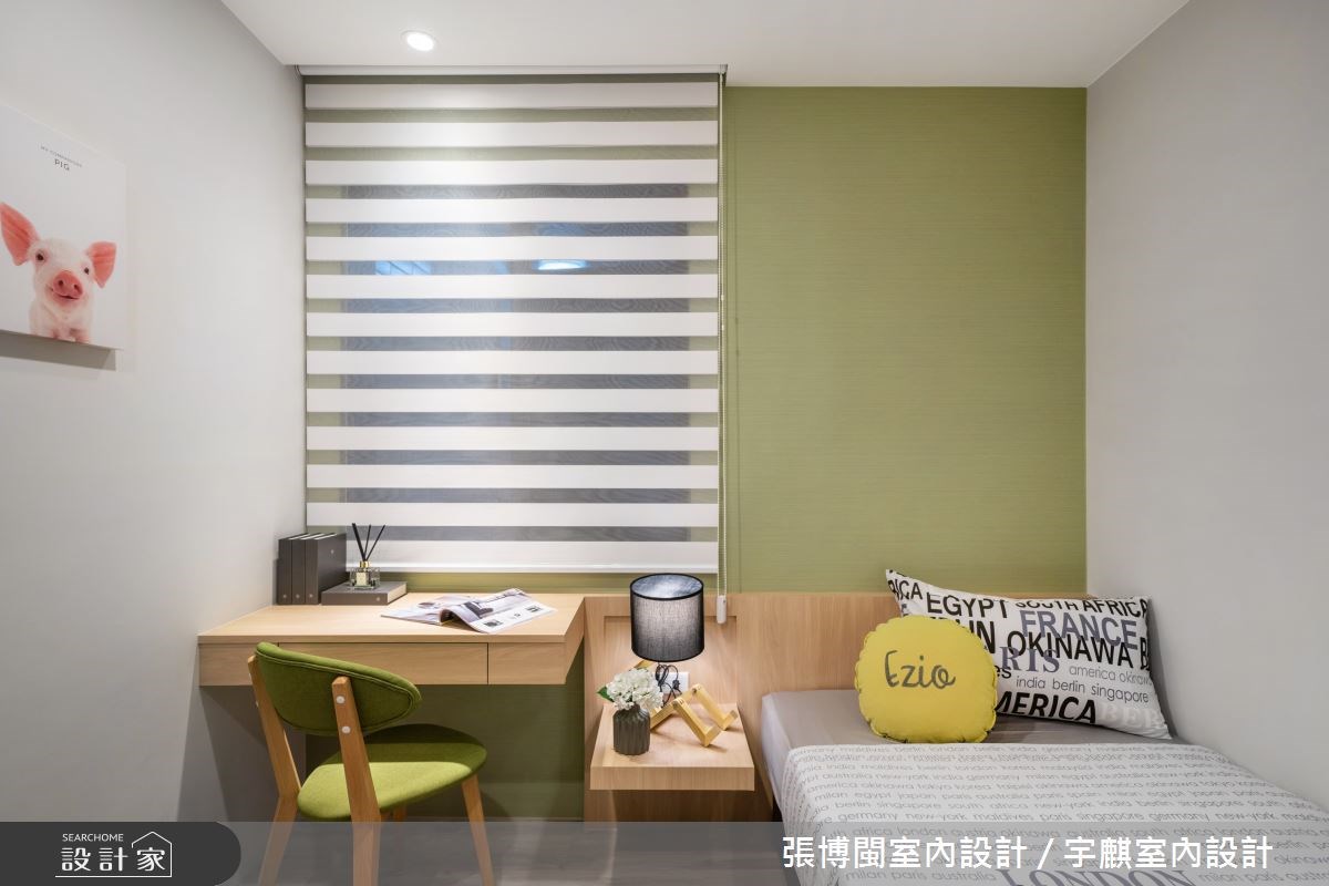 33.2坪現代風居家,設計師透過開放式格局,突破既有的