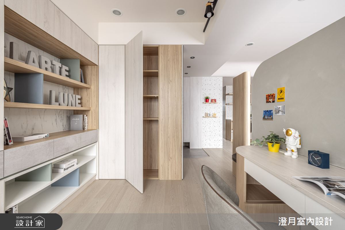 20坪的現代宅,設計師了解屋主需求後,以現代清爽、明