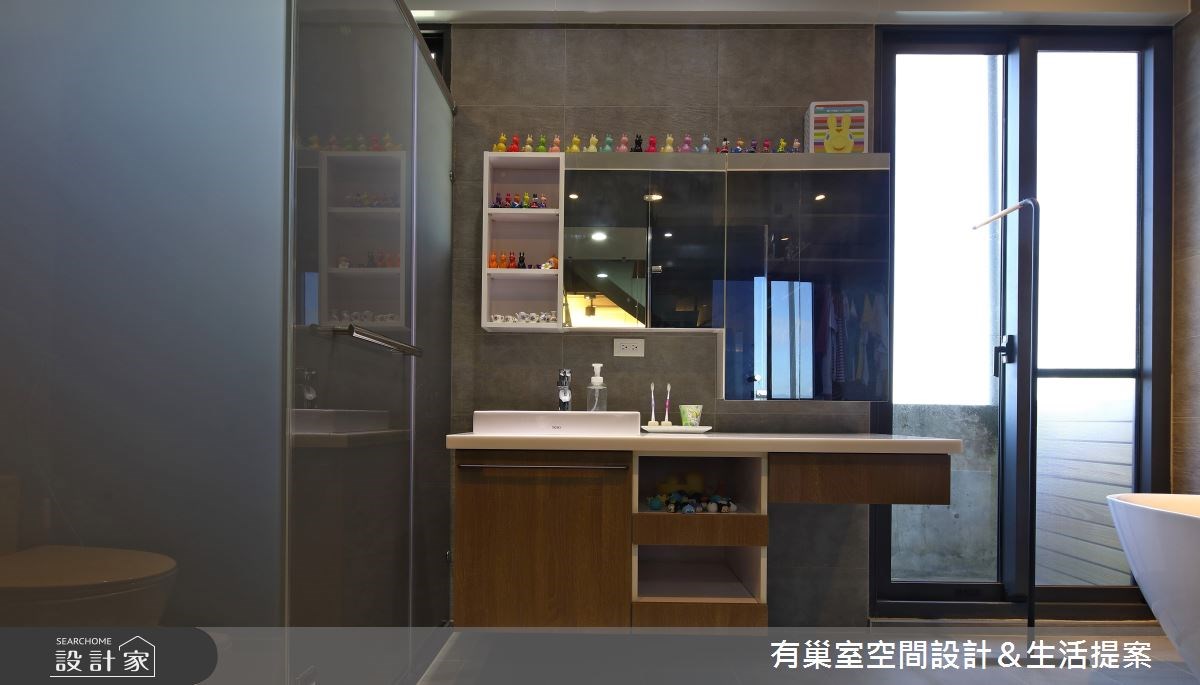 喜愛俐落個性的工業風,也希望可以陪伴孩子成長,65坪