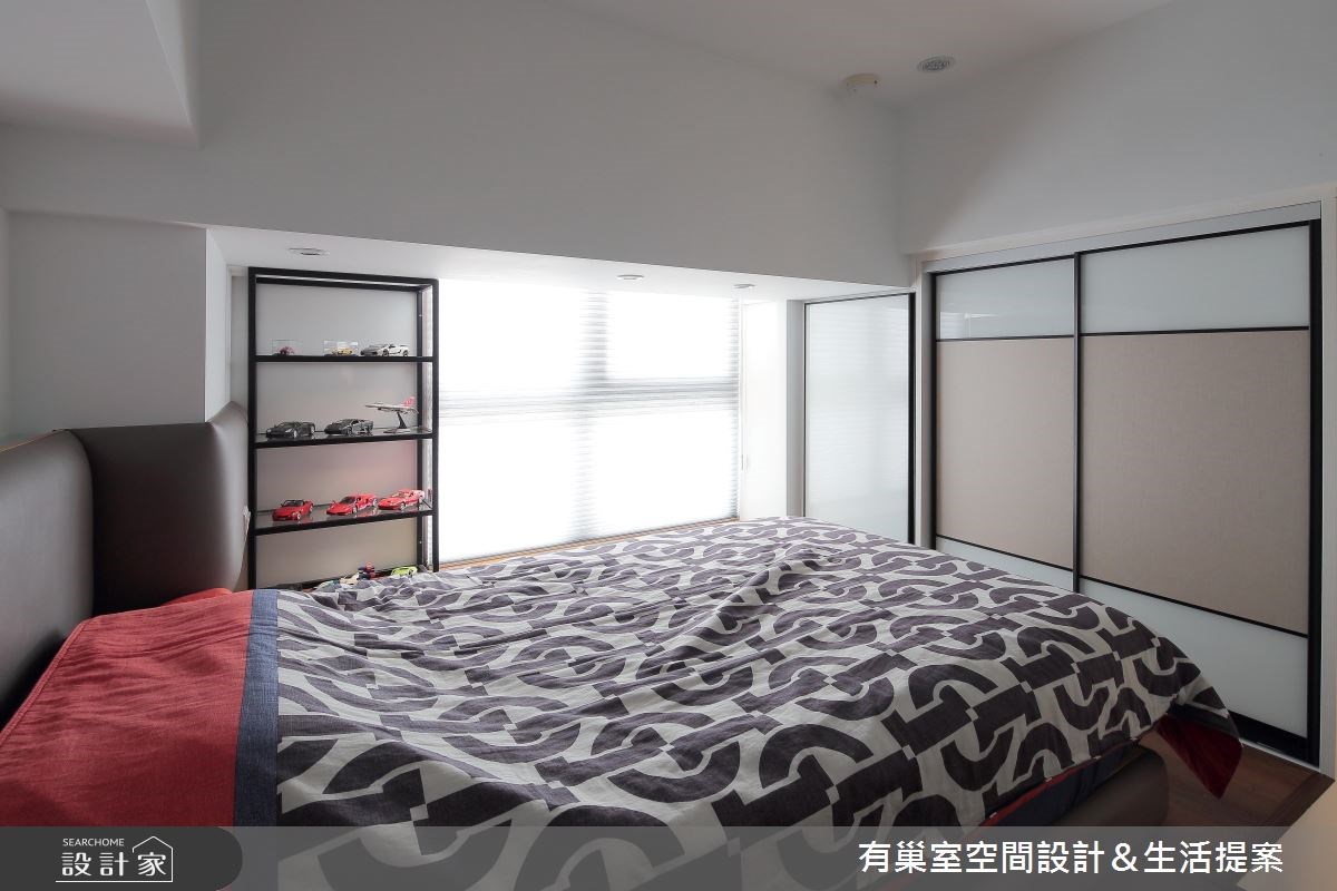 設計師以合宜的格局配置,搭配透明玻璃介質及開放式設