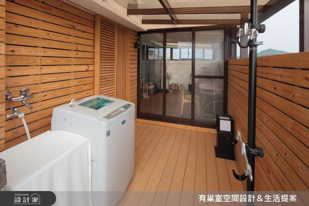 設計師以合宜的格局配置,搭配透明玻璃介質及開放式設