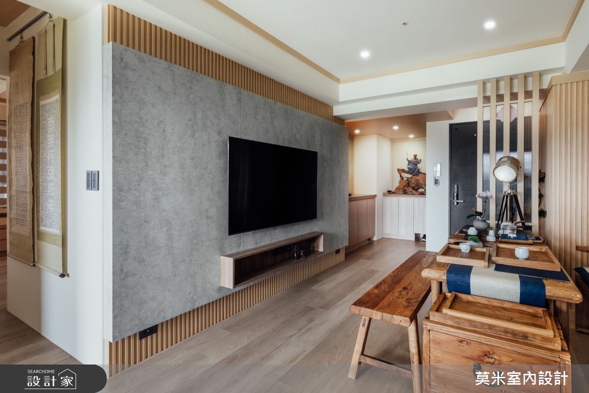 20坪的新成屋有2房2廳，居住成員為2人，整體空間依據