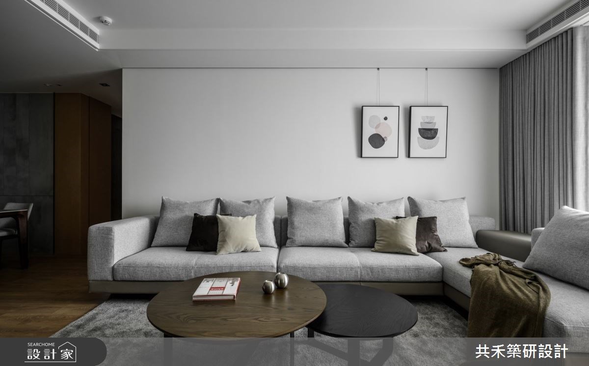 不需要炫目的風格刻畫,而是著重在裝潢質感,共禾築研