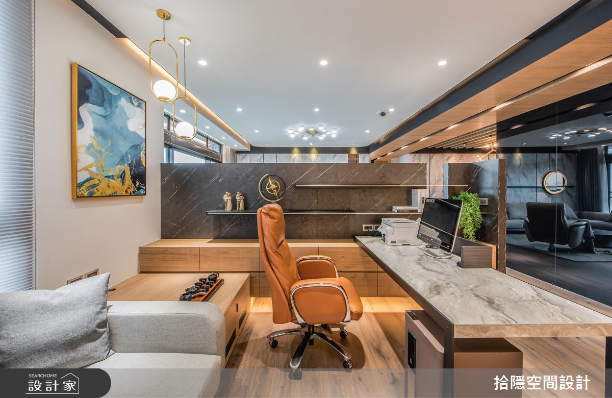 一家三口入住60坪奢華宅,屋主有著大量需要展示收納的