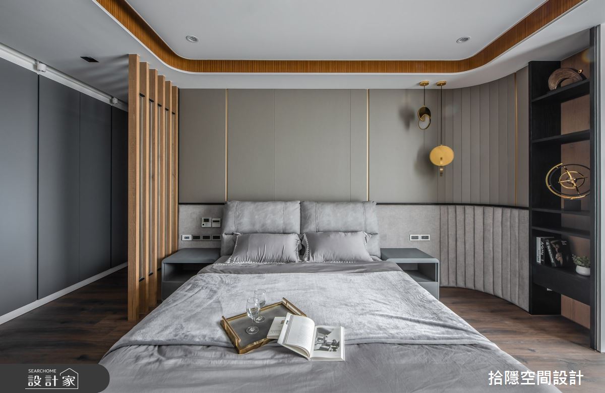 一家三口入住60坪奢華宅,屋主有著大量需要展示收納的