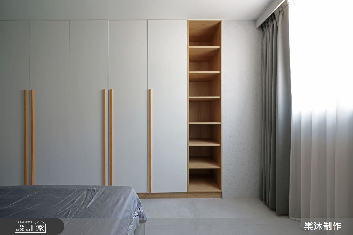 45坪的中古屋居住成員為一家四口，原始屋高為4.6米，