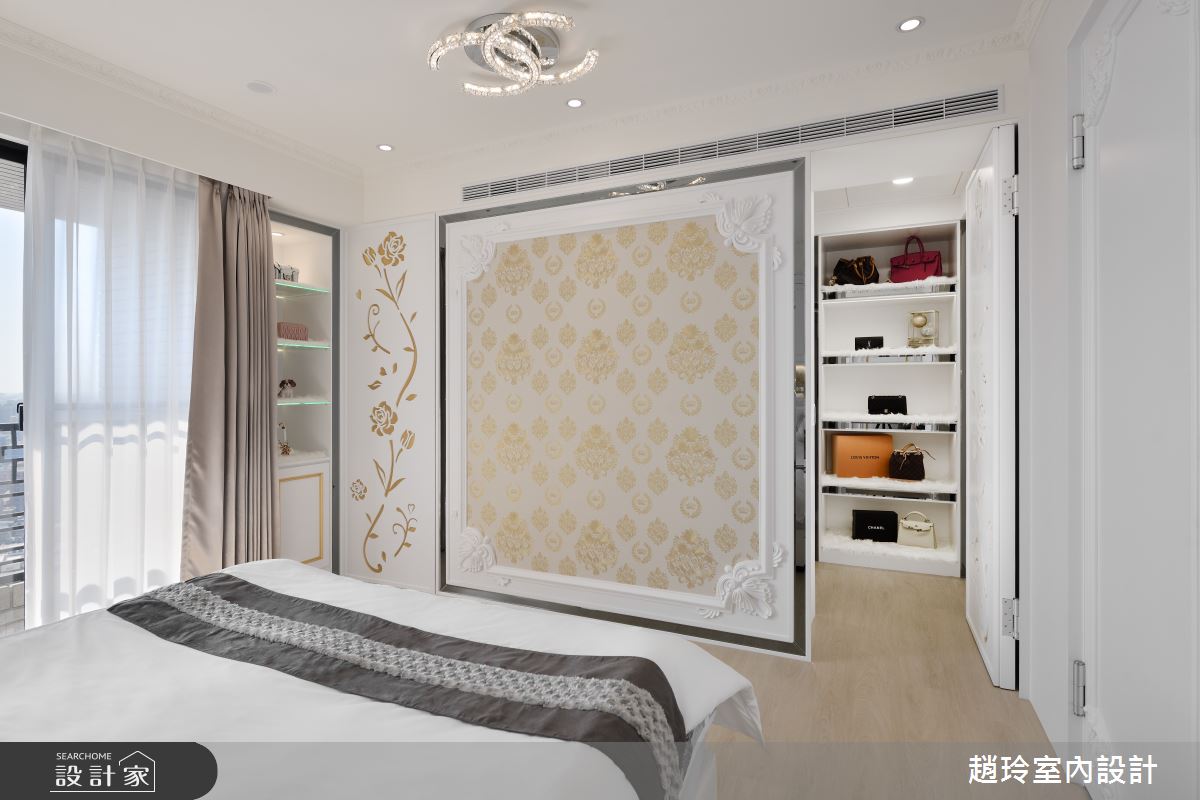 85坪的毛胚屋透過設計師解決風水與樑柱問題，整合裝潢