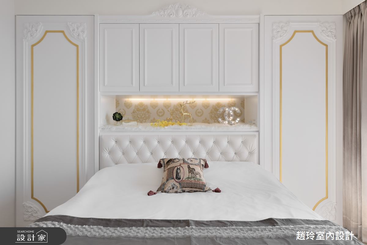 85坪的毛胚屋透過設計師解決風水與樑柱問題，整合裝潢