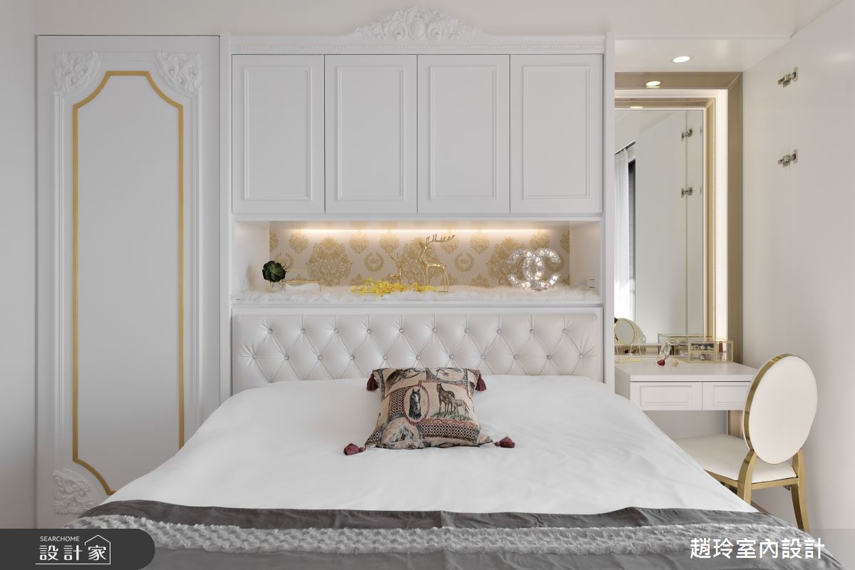 85坪的毛胚屋透過設計師解決風水與樑柱問題，整合裝潢