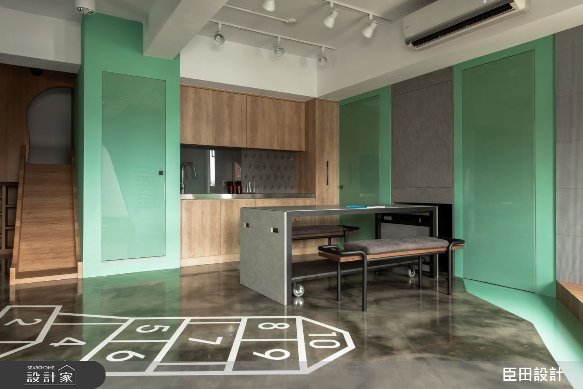 十分在意孩子成長環境的屋主夫妻，希望能將這間17坪老