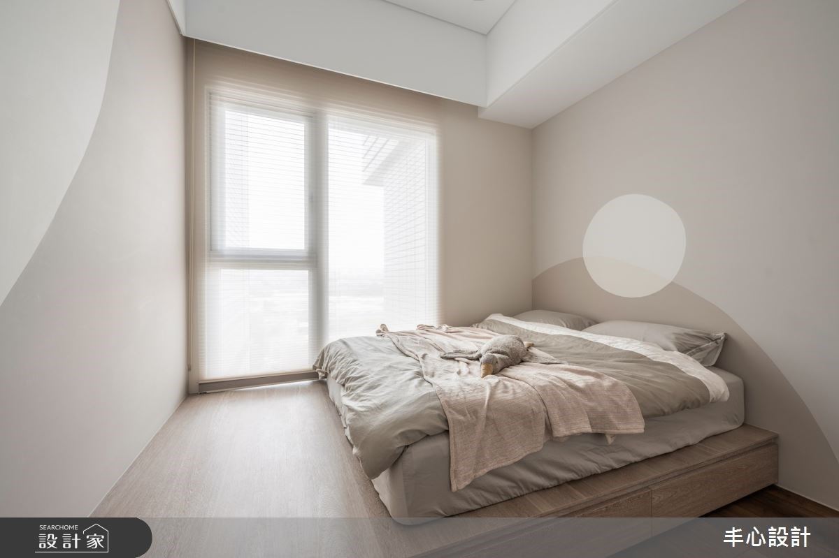 49.5坪3房2廳的簡約風新成屋，居住者為一家四口，希望