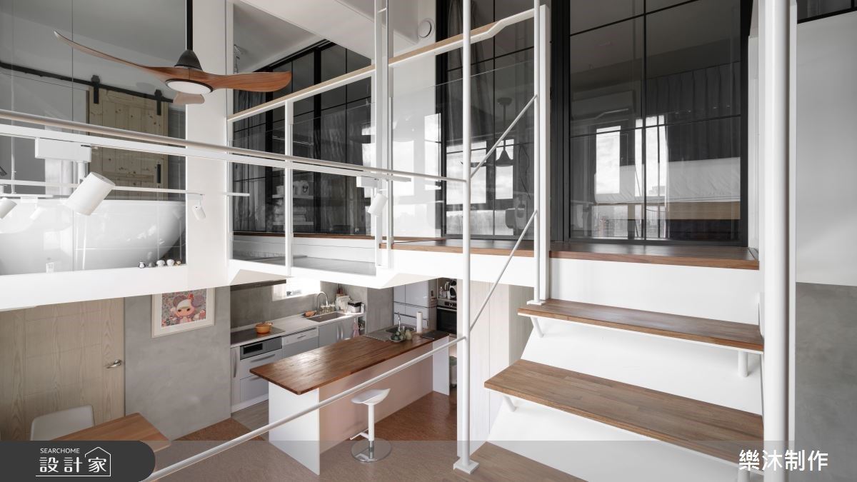 14 坪複層居宅,有著先天的採光優勢,屋主一家對於空