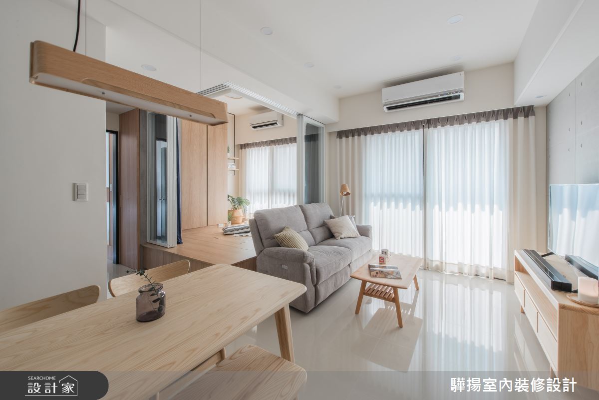 20坪日式無印風空間裡，乘載屋主夫妻日常的幸福點滴與