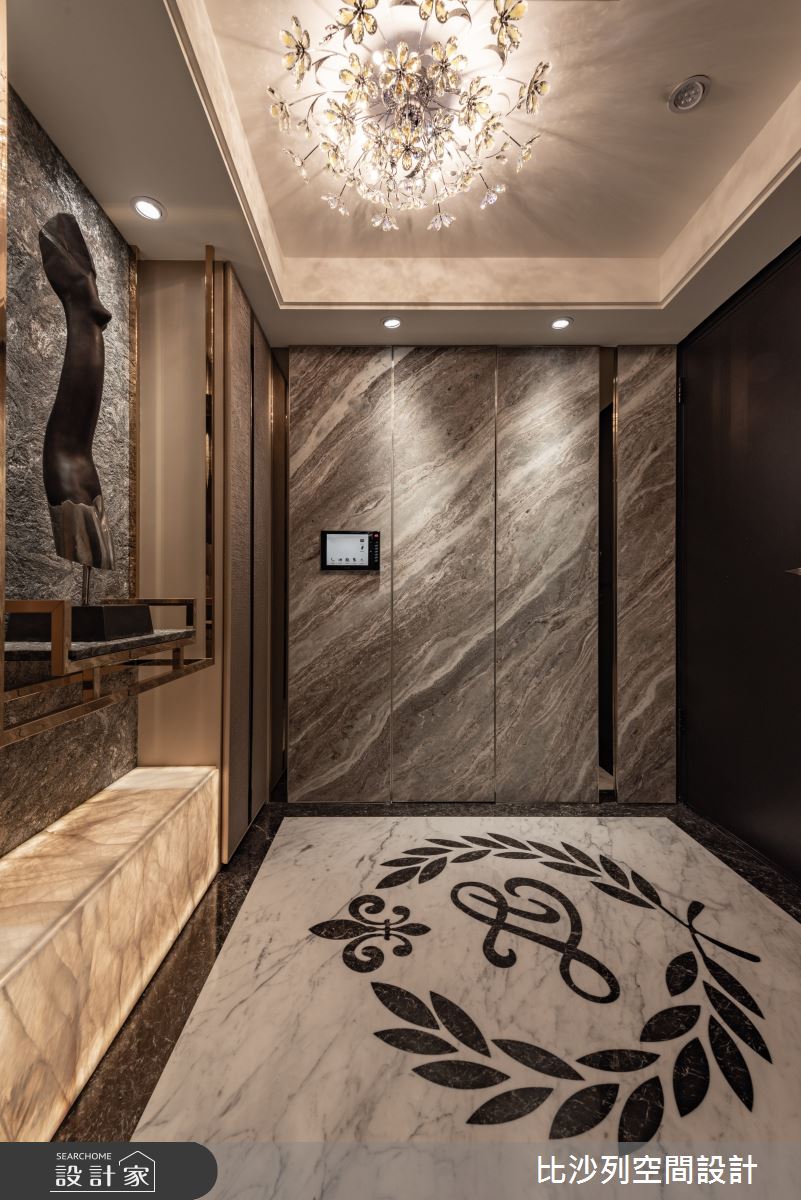 客廳，是豪宅設計的主軸。開放的公領域裡，串連領域機