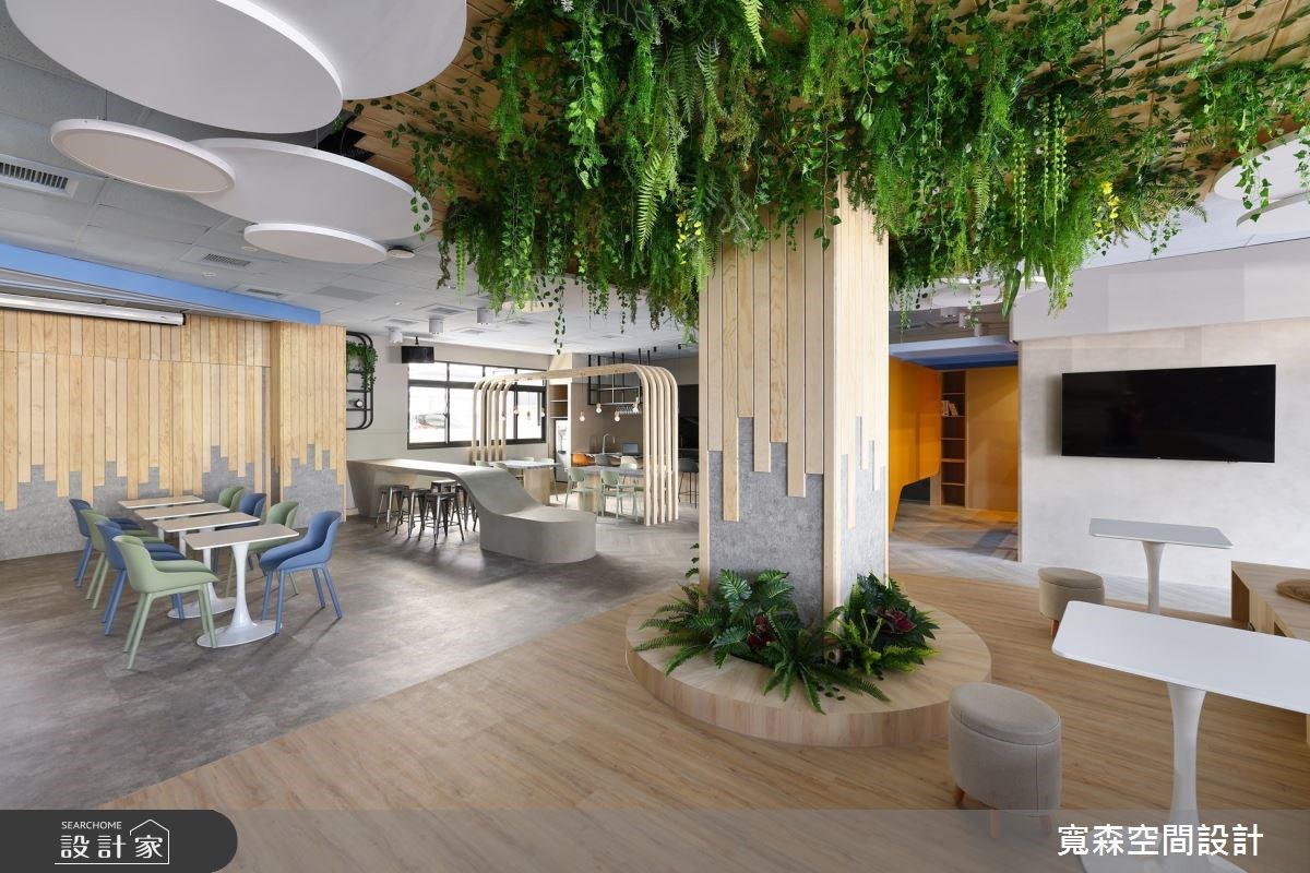 這間中古屋改造的201坪商業空間，是致力於發展太陽能