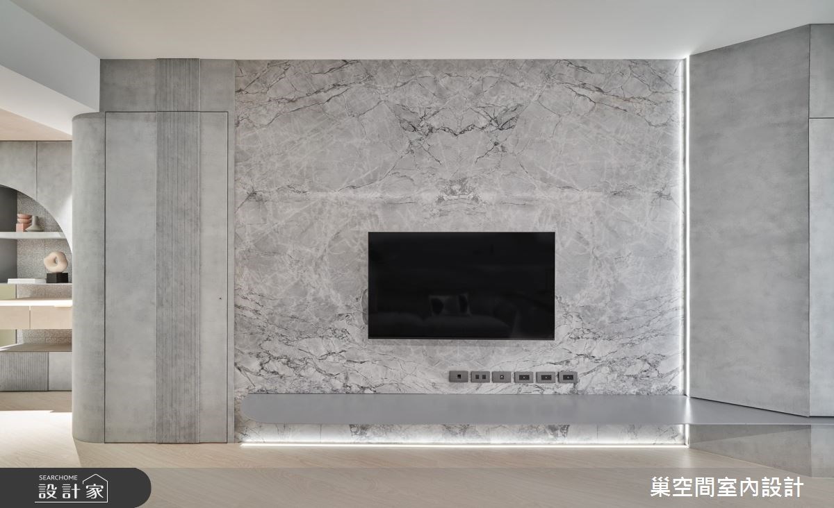 19坪的空間，設計師考量空間有限及屋主其中之一的身分