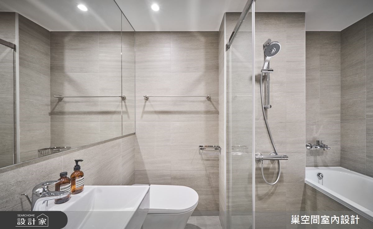 19坪的空間，設計師考量空間有限及屋主其中之一的身分