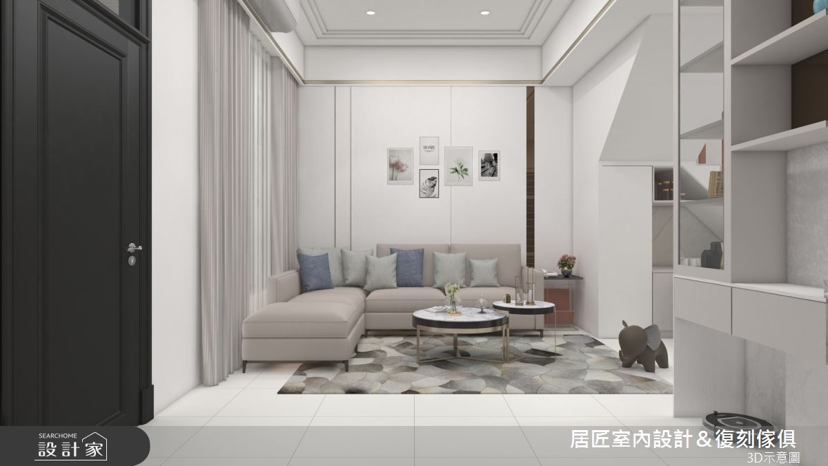 屋主希望 35 坪的新家以簡潔明亮的現代風氛圍出發,設
