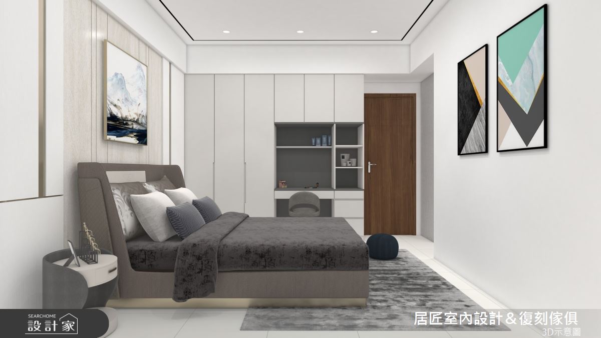 屋主希望 35 坪的新家以簡潔明亮的現代風氛圍出發,設