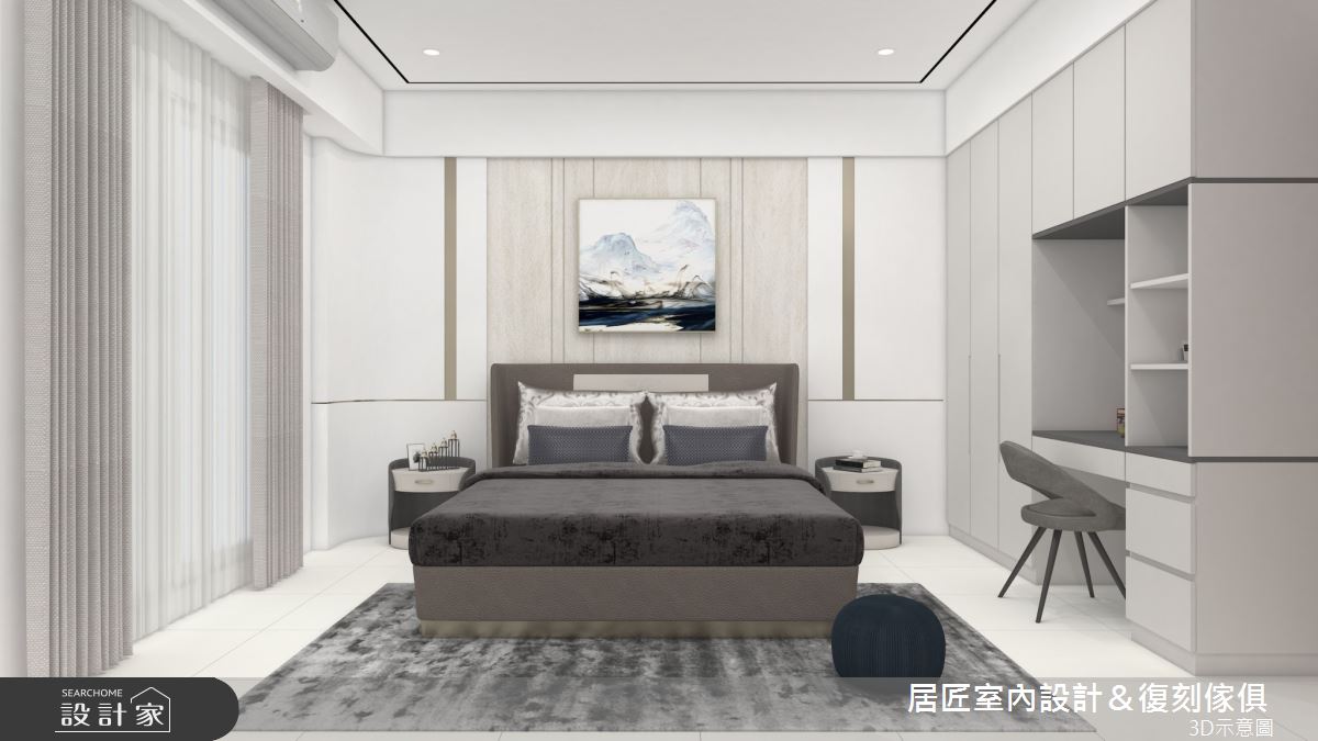 屋主希望 35 坪的新家以簡潔明亮的現代風氛圍出發,設