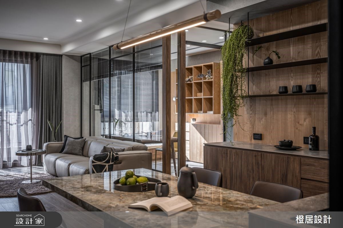 27坪雅致木質調現代風小宅，由花磚、玻璃及鐵件堆砌出