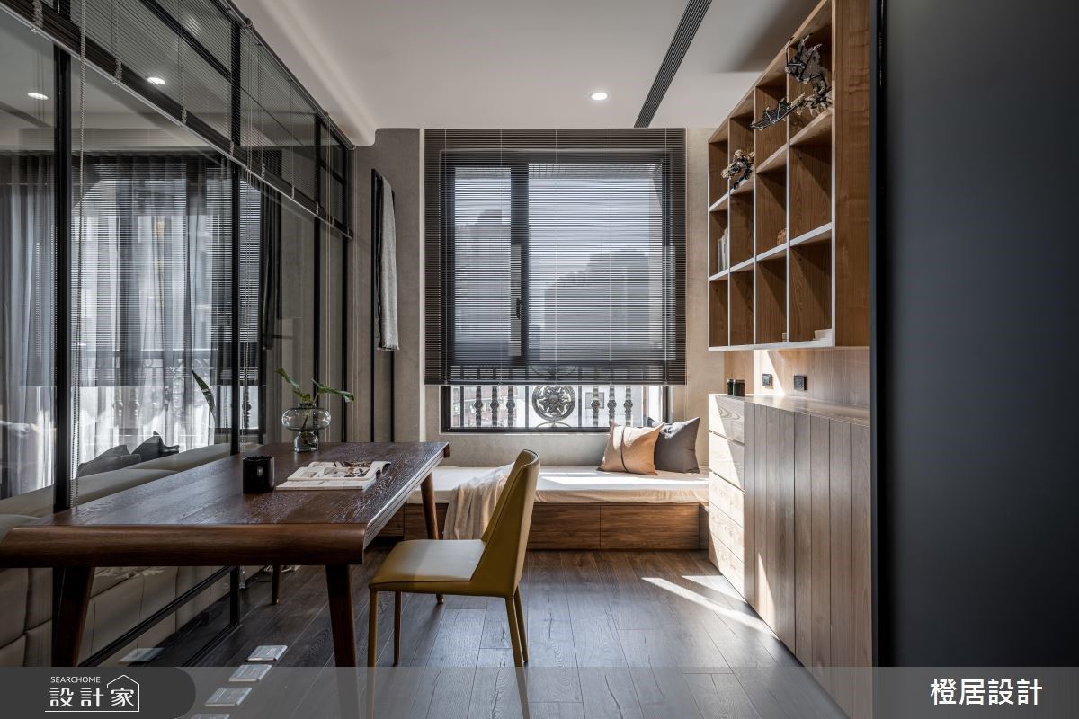 27坪雅致木質調現代風小宅，由花磚、玻璃及鐵件堆砌出