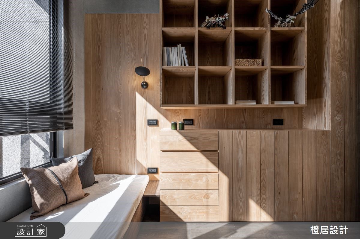 27坪雅致木質調現代風小宅，由花磚、玻璃及鐵件堆砌出