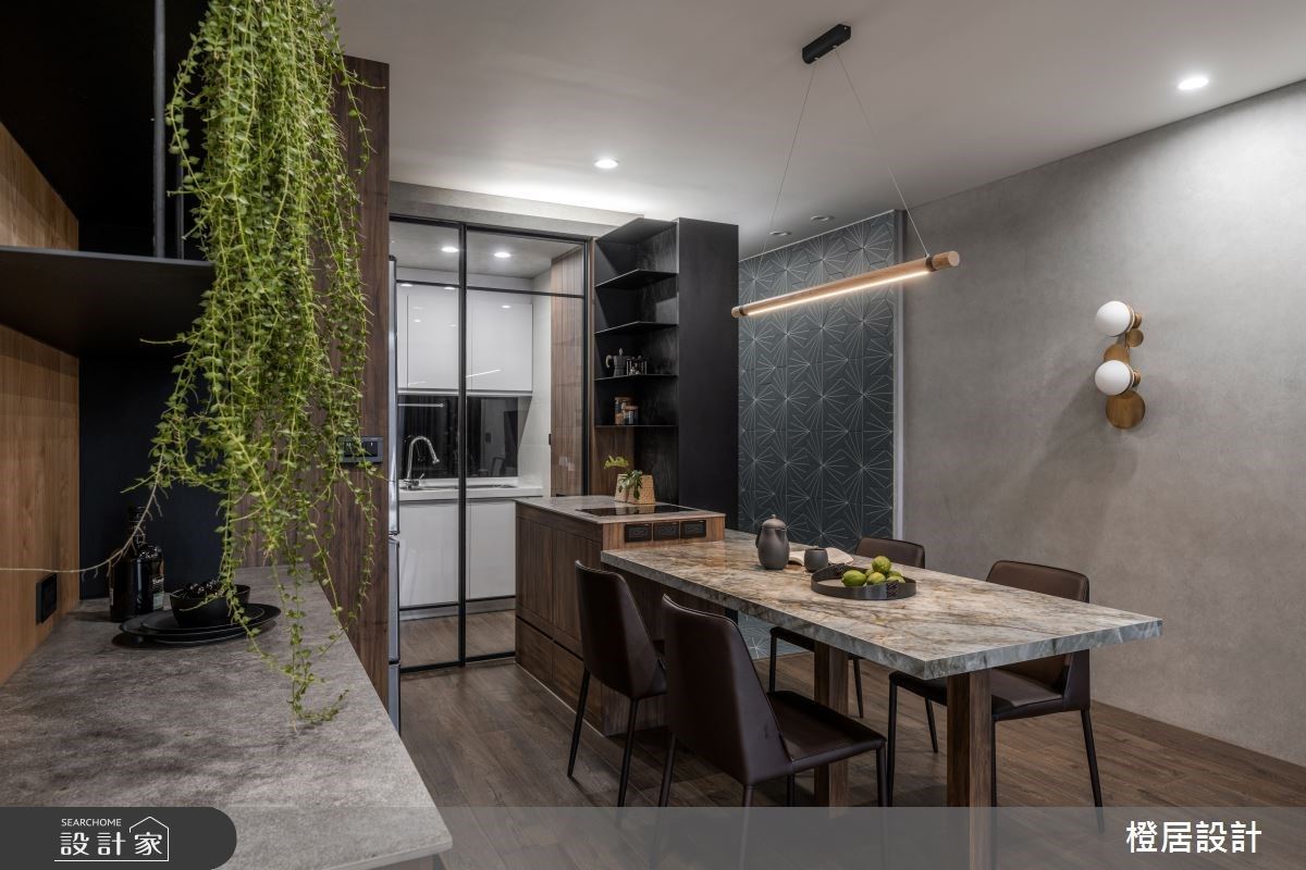 27坪雅致木質調現代風小宅，由花磚、玻璃及鐵件堆砌出