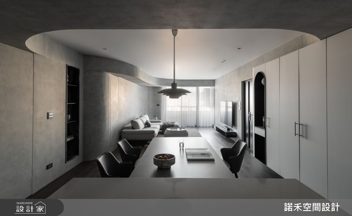 此案為33坪老屋翻新,諾禾空間設計 張家翰、謝崇孝兩