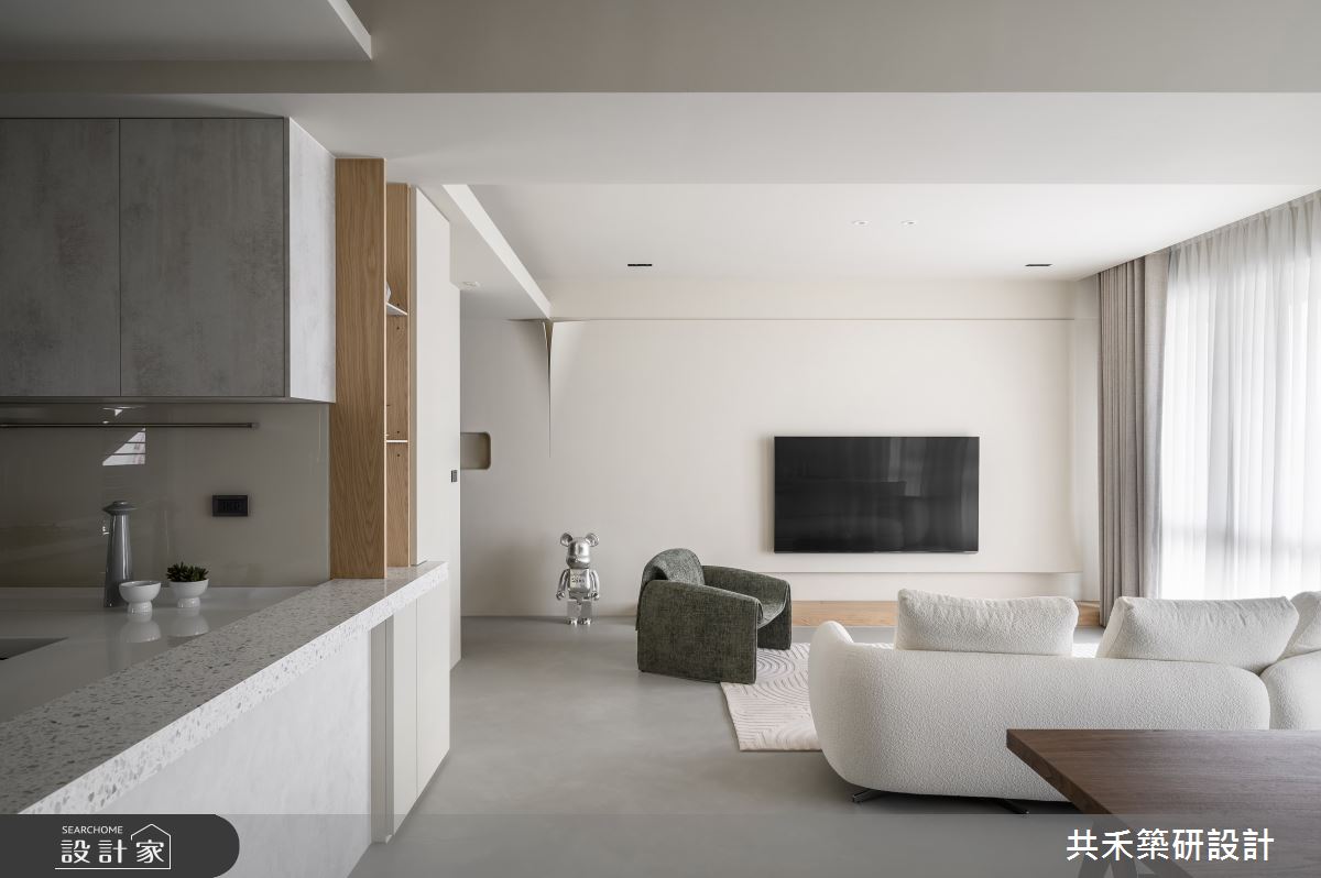 46 坪空間是新婚夫妻的新婚宅，為了打造他們理想中的