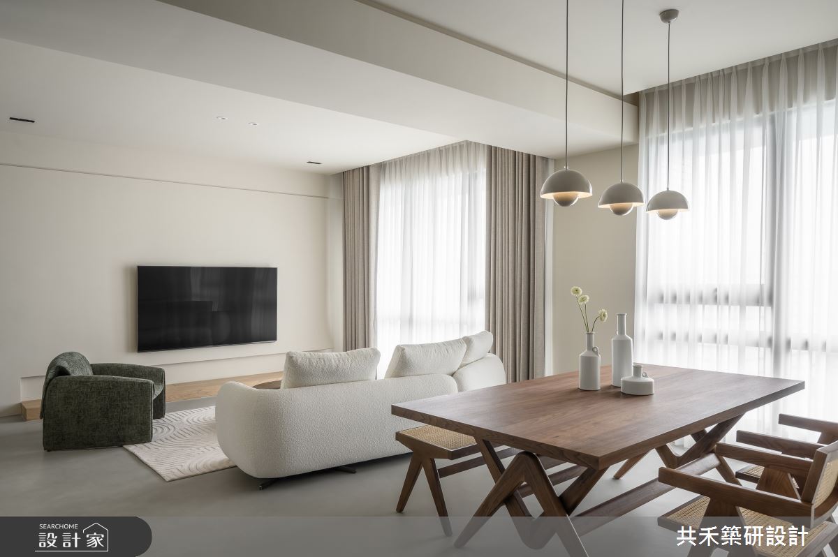 46 坪空間是新婚夫妻的新婚宅，為了打造他們理想中的