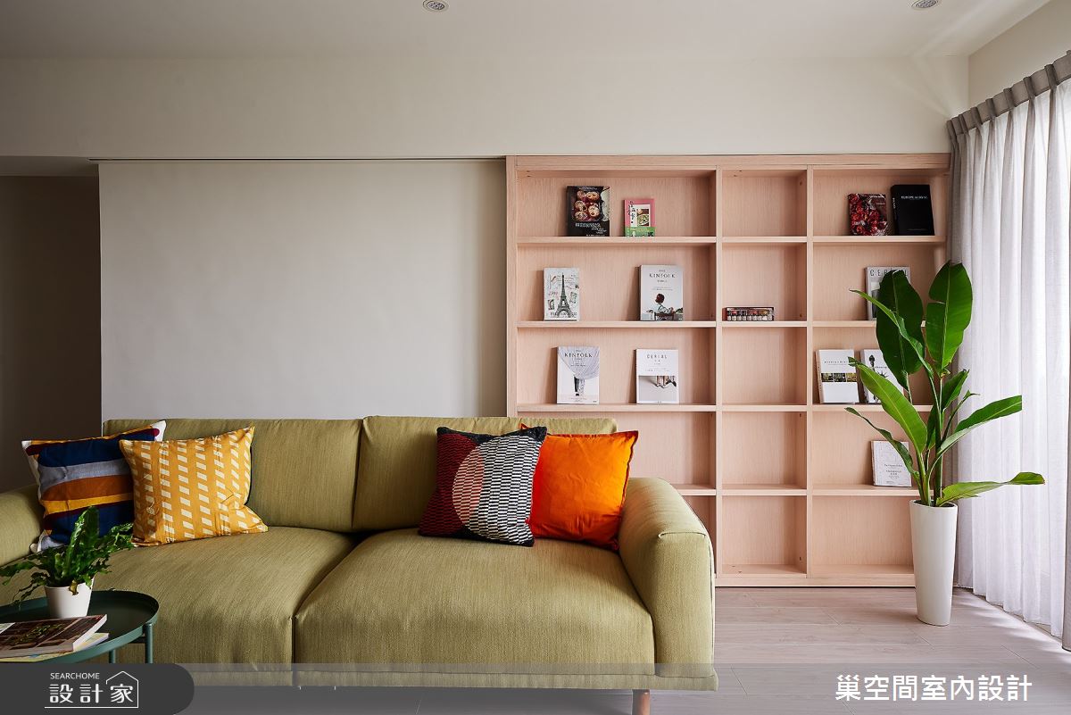 34坪的大齡老屋原格局方正、空間寬廣，但採光不佳，且