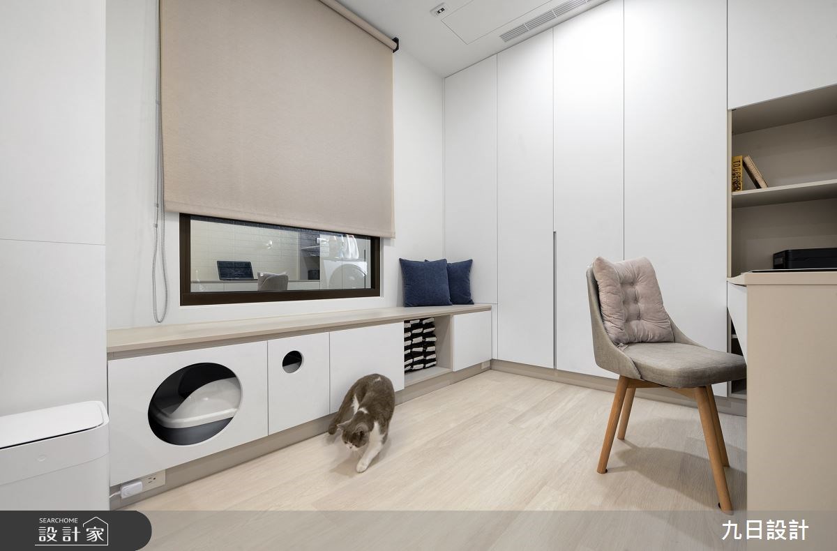 這間18坪小宅的屋主,除了喜歡簡單乾淨的視覺,更在意