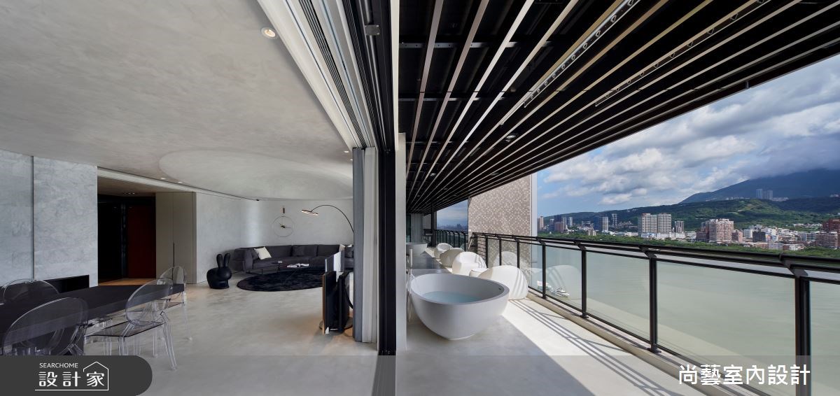 位於高樓層的現代風豪宅,最令人驚豔的優勢,便在於能
