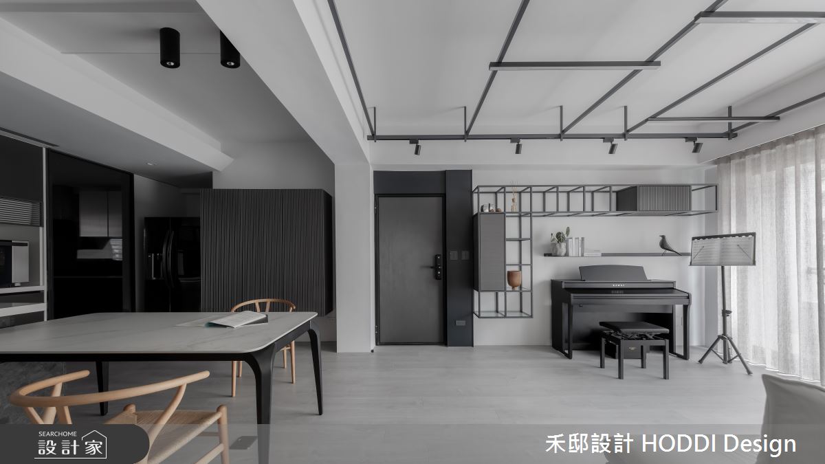 25坪的現代風老屋有3房2廳,希望保有明亮採光與開闊的