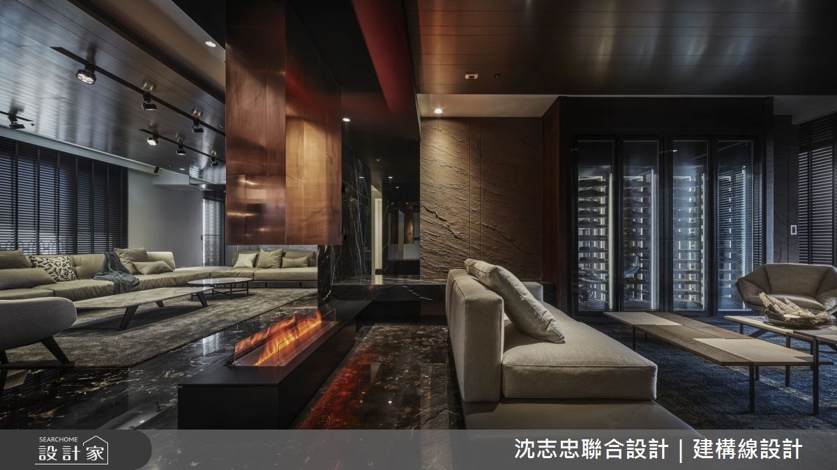 120 坪的毛胚屋是屋主在台灣的家，經常出差旅行世界各