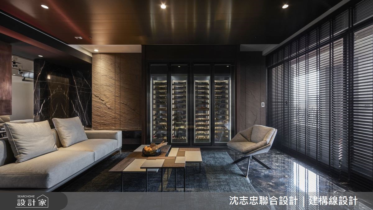 120 坪的毛胚屋是屋主在台灣的家，經常出差旅行世界各