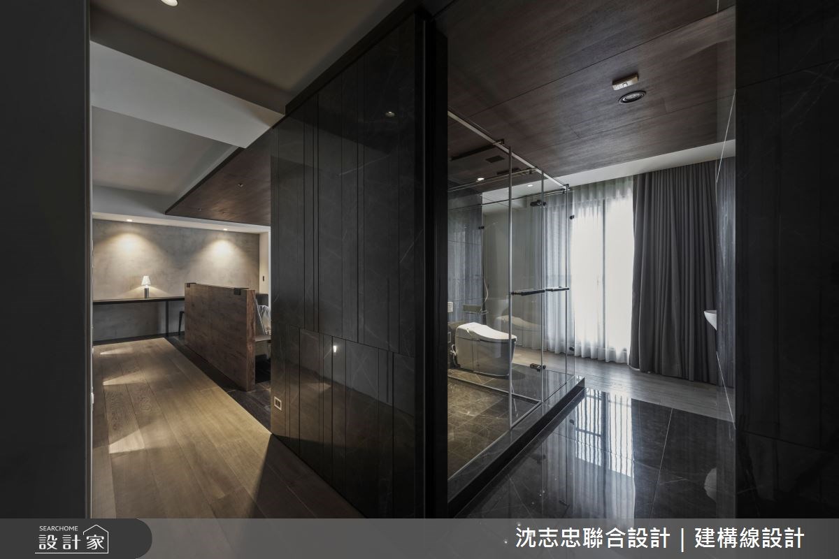 120 坪的毛胚屋是屋主在台灣的家，經常出差旅行世界各