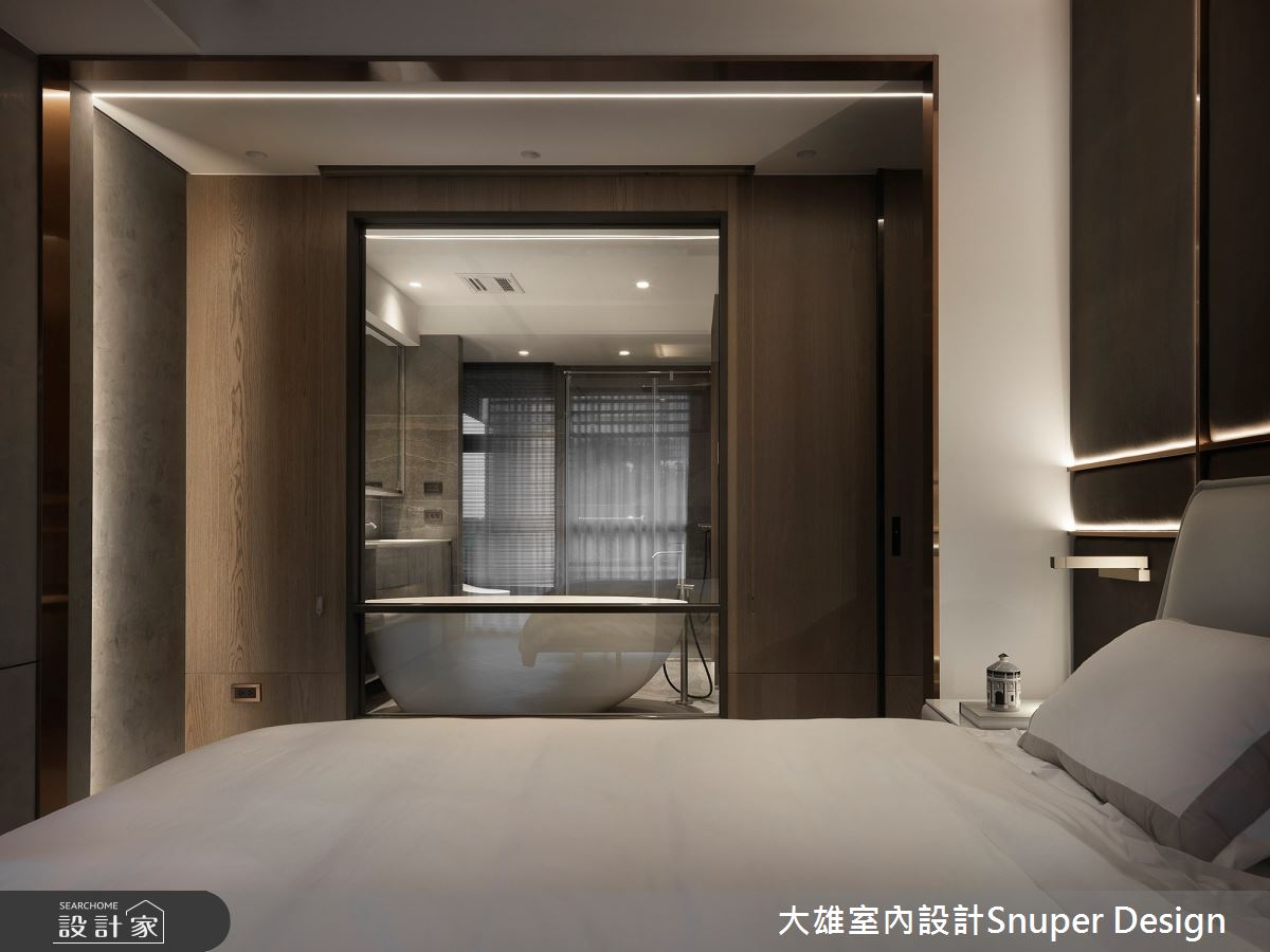 位於金融重鎮40坪的現代風住宅,居住者為1位單身男性