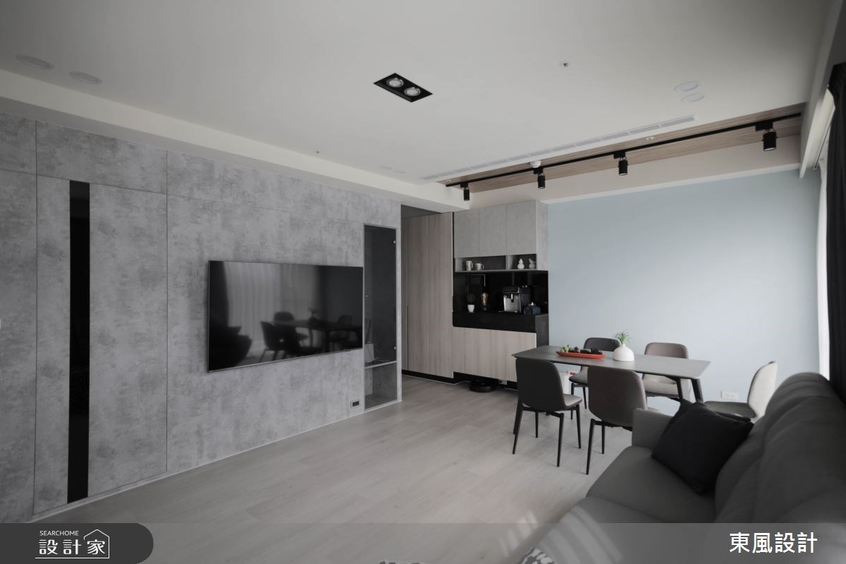 可遠眺綠意美景的30坪新居,設計團隊配合寧靜悠然的空